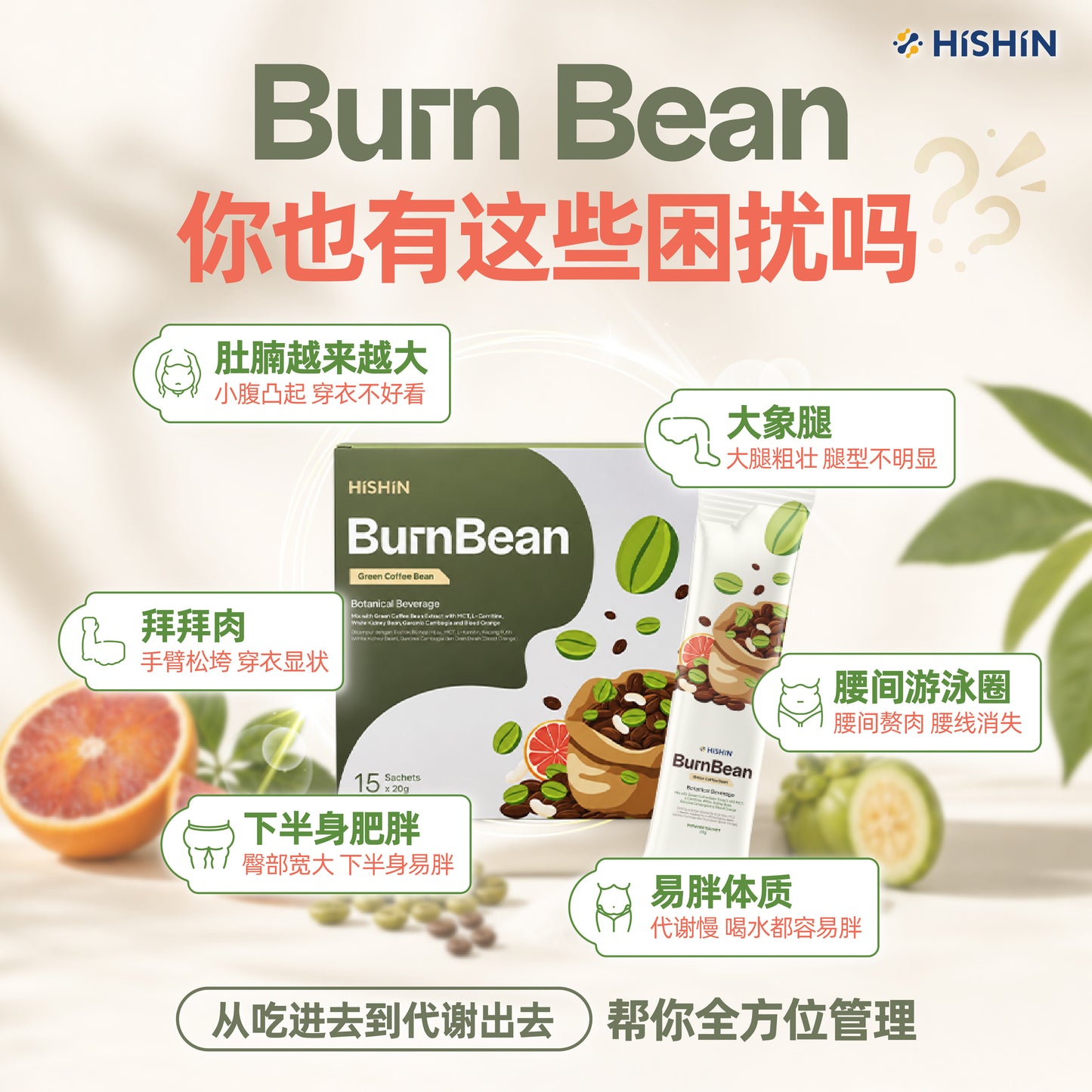 Hishin BurnBean【Buy 3 Free 1】