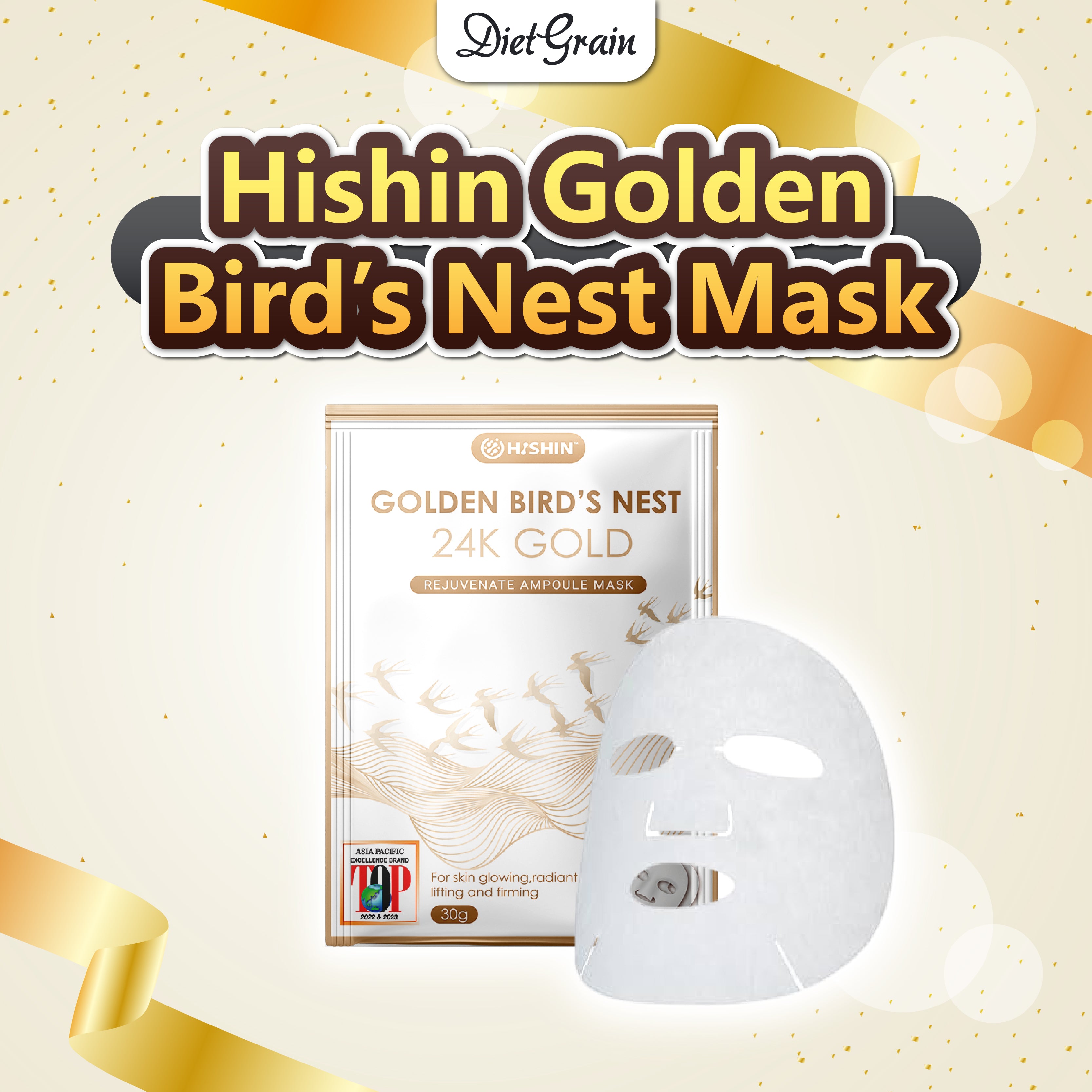 Hishin Golden Bird's Nest Mask